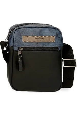 Pepe Jeans Ocean Medium Blue Umhängetasche 17X22X6 cm Polyester mit Kunstlederdetails