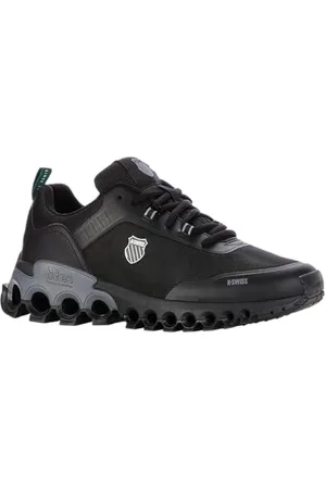 K-Swiss Herren Tubes Grip Sneaker, Black/Charcoal/Black, 41 EU