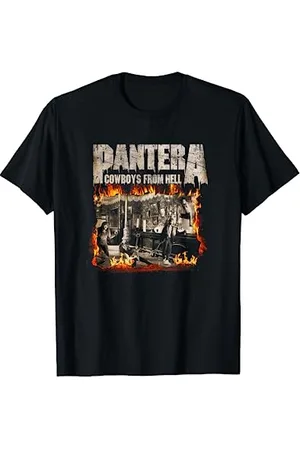 Pantera Offizielle Vintage Flames T-Shirt