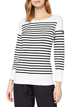 Armor.lux Damen Marinière Amiral Femme Langarmshirt, , 38 (Herstellergröße: 2)
