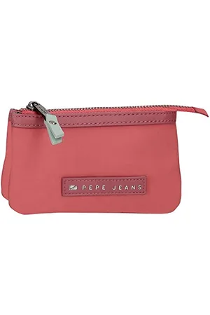 Pepe Jeans Tessa Geldbörse mit drei Fächern rot 17,5 x 9,5 x 2 cm Polyester