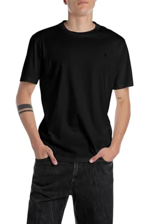 Replay Herren Basic T-Shirt Rundhals Kurzarm, , XXL