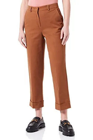 Sisley Damen Trousers 4k2z55cw6 Pants, Brown 11q, 32 EU