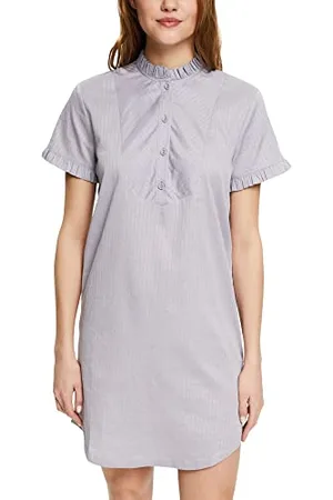 ESPRIT JAQUARD STRIPE NW BCI NIGHTSHIRT