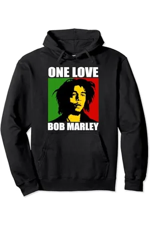 Bob Marley Offizielles One Love Rasta Pullover Hoodie