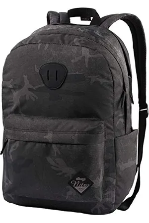 Nitro Urban Plus, Old School Daypack mit zusätzlichem gepolstertem Laptopfach, urbaner Streetpack, Alltagsrucksack, Schulrucksack, Schoolbag mit seitlichem Flaschenfach