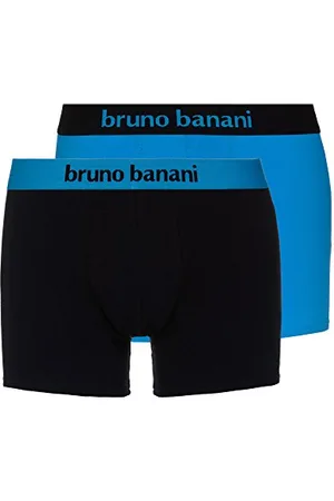 Bruno Banani Flowing - Short - 2er Pack (6 Aqua Blue / Schwarz)
