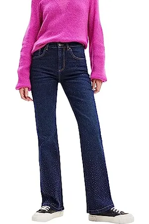 Desigual Damen Denim_rem Casual Pants, , 38 EU