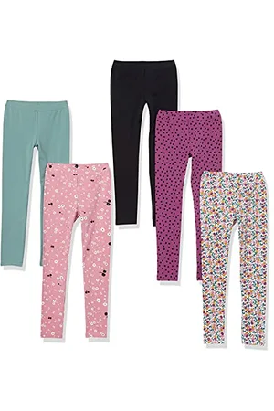 Amazon Mädchen Leggings, 5er-Pack, , 4 Jahre