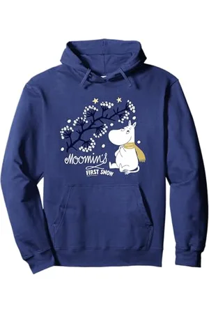 Moomin Mumins erster Schnee Winter troll Pullover Hoodie