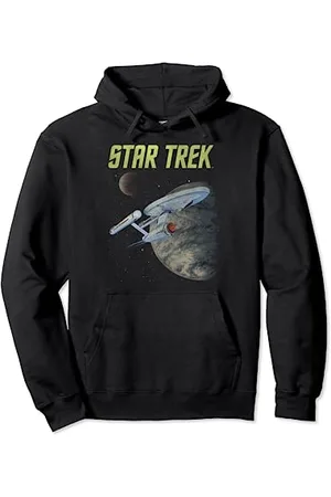 Star Trek : The Original Series Vintage Enterprise Poster Pullover Hoodie