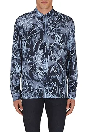 Armani Exchange Herren Lockerer und urbaner Schlichter Look. Shirt, , S