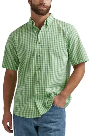 Wrangler Herren Short Sleeve Classic Plaid Shirt Hemd, , XX-Large