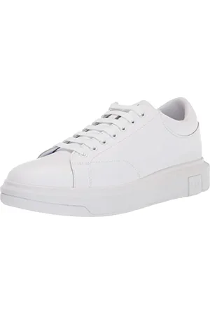 Armani Exchange Herren Venice With Embossed Logo on Platform Sole Sneaker, , 41.5 EU