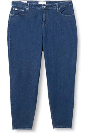 Calvin Klein Jeans Damen Mom Jeans Plus Hose, Denim Medium, 38W