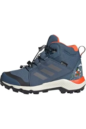 adidas Unisex Terrex Disney MID Gore-TEX Hiking Shoes Wanderschuhe, Wonder Steel/Grey Three/Orange, 32 EU
