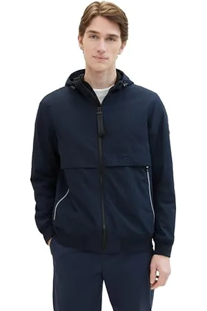 TOM TAILOR Herren Windbreaker Blouson Jacke mit Kapuze, , S