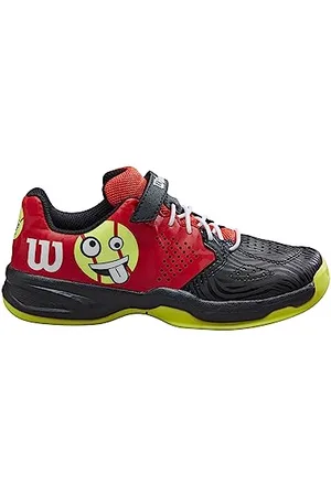 Wilson KAOS Emo Sneaker, Red/Black/Safety Yellow, 28 2/3 EU