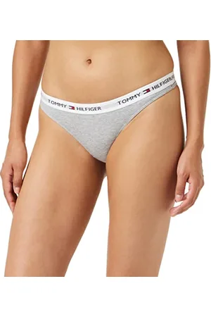 Tommy Hilfiger Damen String Cotton Thong Iconic, Gr. 40 (Herstellergröße: LG)