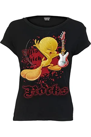 Spiral Looney Tunes Damen F744-Tops-Short Sleeve T-Shirt, Black, XXL