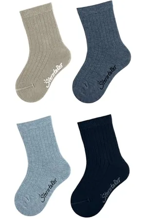 Sterntaler Unisex Socken 4er Pack Rippe, , 18 EU