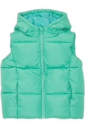 TOM TAILOR Jungen 1038475 Lightweight Steppweste, 32262-bright Grass Green, 92/98
