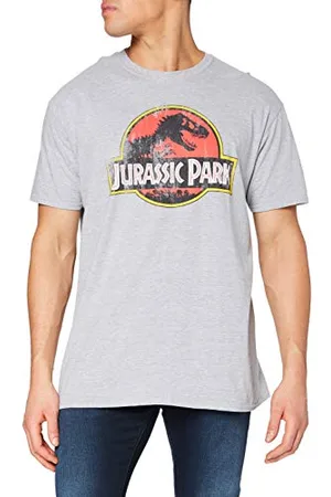 Jurassic Park Herren Logo im Used-Look T-Shirt, , XL