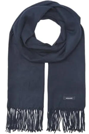 JACK & JONES Herren Jacsolid Woven Scarf Noos Schal, marine, Einheitsgröße