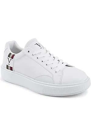 19V69 Italia Herren Sneaker SNK 001 M White Oxford-Schuh, , 39 EU