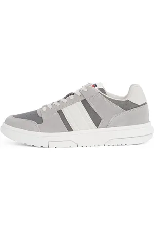 Tommy Hilfiger Herren Cupsole Sneaker The Brooklyn Mix Sportlich, Grau (Granite Road), 45