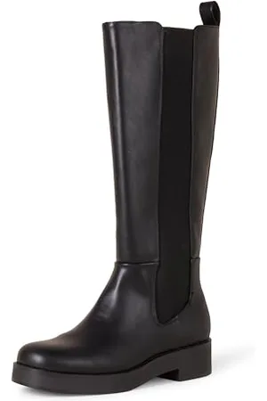 Amazon Damen Hoher Stiefel mit Zwickel, , 37.5 EU