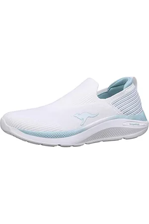 KangaROOS Damen K-WN Neo Slippers & Mokassins, White/dk sea, 36 EU