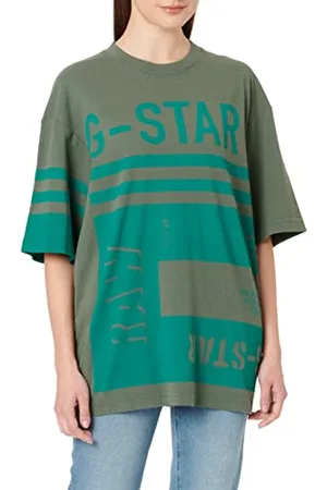 G-Star RAW Damen Unisex T-Shirt Scarf Graphic Boxy, , XL