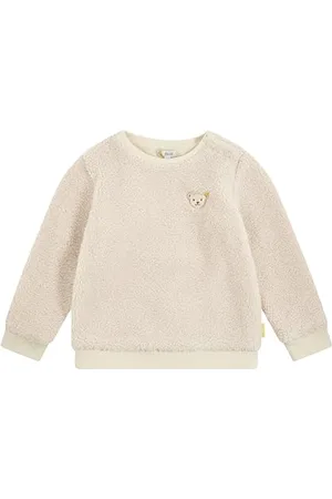 Steiff Sweatshirt EU Größe 116 , Jungen Langarm-Sweatshirt, Longsleeve für Kinder, Pullover langärmelig, Kinderoberteil, ideales Basic Shirt, bequem und weich, waschmaschinenfest