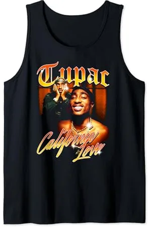 Tupac Shakur Offizielles Tupac Love Vintage California Tank Top