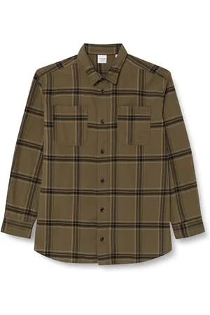 JACK & JONES JACK&JONES PLUS JCOSPACE Logan Flannel Overshirt LS PLS