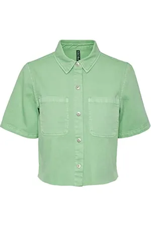 Pieces® Damen Pcblume Ss Shirt Bc, , S