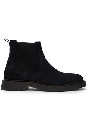 Tommy Hilfiger HILFIGER COMFORT LWT SUEDE CHEL ( Niedrige Stiefel Herren, Blau (Desert Sky), 40 EU