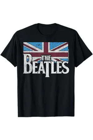 The Beatles Britische Flagge, Rot, Weiß und Blau T-Shirt