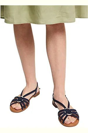ESPRIT Damen Riemchen Sandale, 400/NAVY, 37 EU