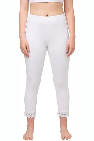 Ulla Popken Damen 7/8-Leggings Hosen, , 36W / 32L