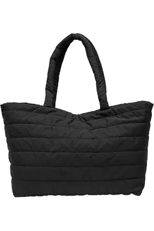 Urban classics Unisex TB7202-Padded Padded Tote Bag, Black