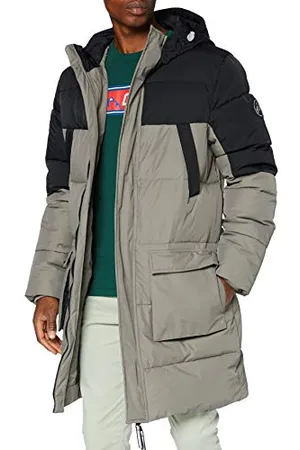 Urban classics Herren TB3827-Puffer Parka Jacken, , S