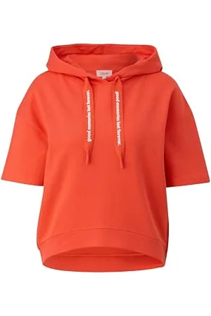 QS by s.Oliver Sweatshirt Kurzarm mit Kapuze