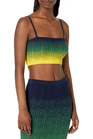 THE DROP Damen Viv Ombre Bralette, Marineblau Ombre, Größe 4X, Übergröße