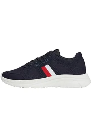 Tommy Hilfiger MODERN RUNNER KNIT EVO ESS Mittelhoher Schnitt (Schuhe) Herren, Blau (Desert Sky), 40 EU