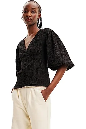 Desigual Damen Blus_loira Blouse, , XXL EU