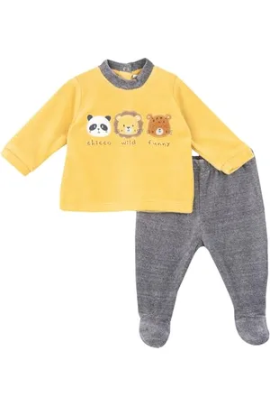 chicco Coprifasce e ghettina in ciniglia, Baby - Jungen, Ocker, 12M, Entworfen in Italien