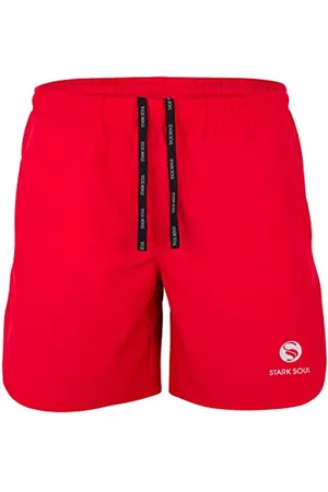 STARK SOUL Herren Sport Shorts Fitness Reflect, Funktionshose, Atmungsaktiv, Schnelltrocknende Trainingsshort - - M