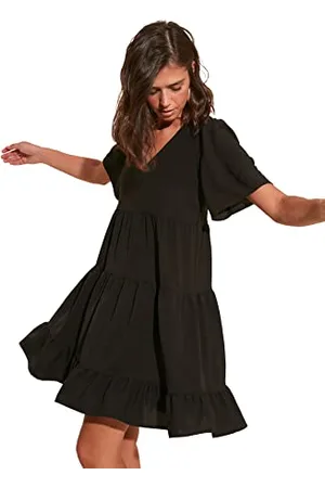 Trendyol Damen Breites Geschnittenes Kleid Dress, , 38 EU